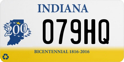 IN license plate 079HQ