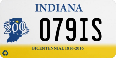 IN license plate 079IS