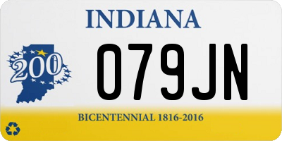 IN license plate 079JN