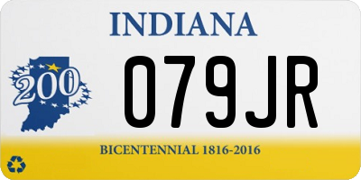 IN license plate 079JR