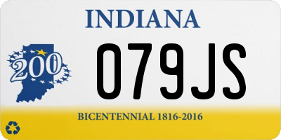 IN license plate 079JS