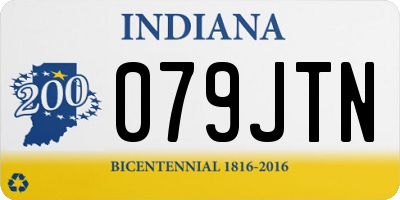 IN license plate 079JTN