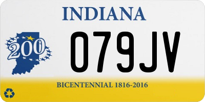 IN license plate 079JV