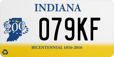 IN license plate 079KF