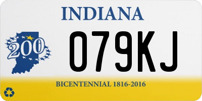 IN license plate 079KJ