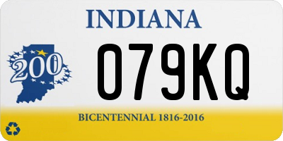 IN license plate 079KQ