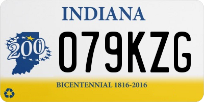 IN license plate 079KZG