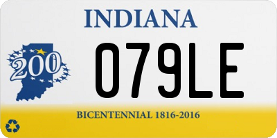 IN license plate 079LE