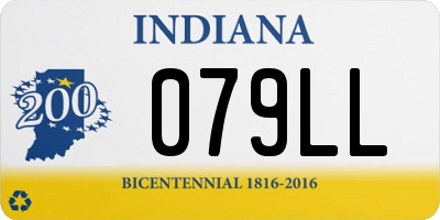 IN license plate 079LL