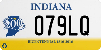 IN license plate 079LQ