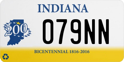 IN license plate 079NN