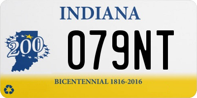 IN license plate 079NT