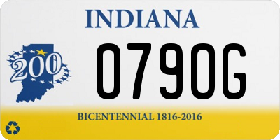 IN license plate 079OG