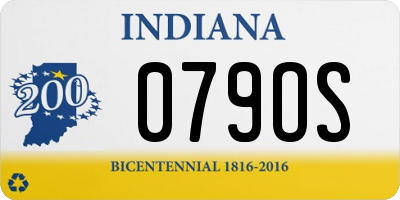 IN license plate 079OS