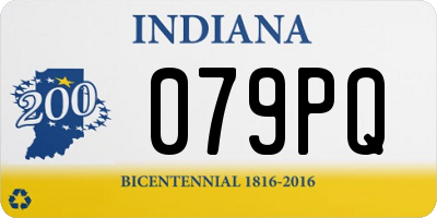 IN license plate 079PQ
