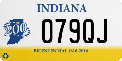 IN license plate 079QJ