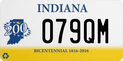 IN license plate 079QM