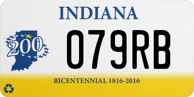 IN license plate 079RB