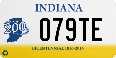 IN license plate 079TE