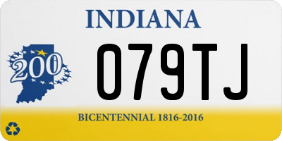 IN license plate 079TJ