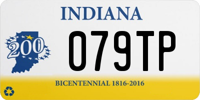 IN license plate 079TP