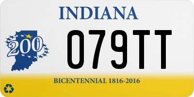 IN license plate 079TT