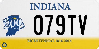 IN license plate 079TV