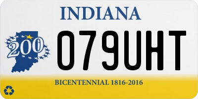 IN license plate 079UHT