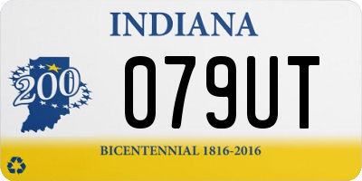 IN license plate 079UT