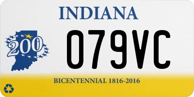 IN license plate 079VC