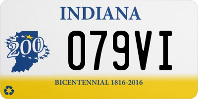 IN license plate 079VI