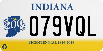 IN license plate 079VQL