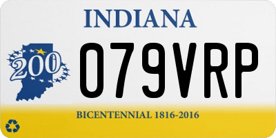 IN license plate 079VRP