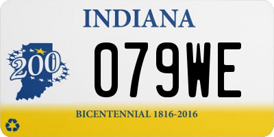 IN license plate 079WE