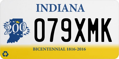 IN license plate 079XMK