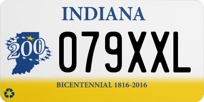 IN license plate 079XXL