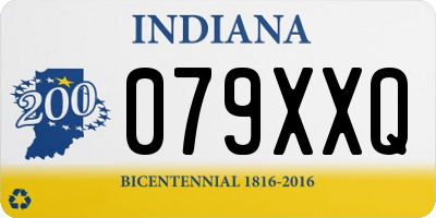IN license plate 079XXQ