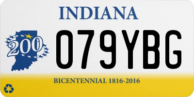 IN license plate 079YBG