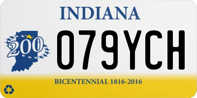 IN license plate 079YCH