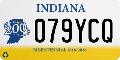 IN license plate 079YCQ