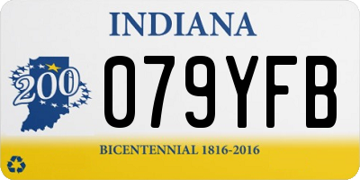 IN license plate 079YFB