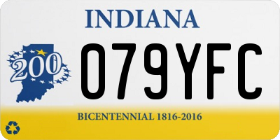 IN license plate 079YFC