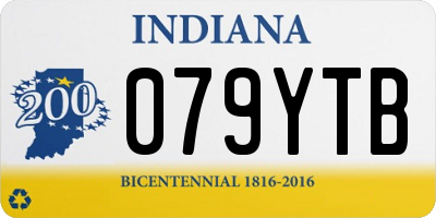 IN license plate 079YTB