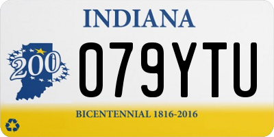 IN license plate 079YTU