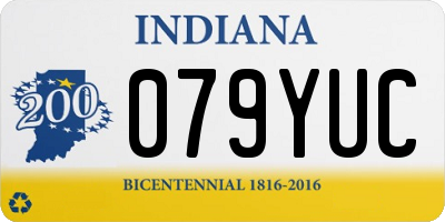 IN license plate 079YUC