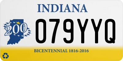 IN license plate 079YYQ