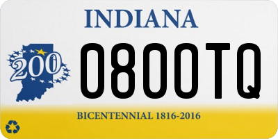 IN license plate 080OTQ