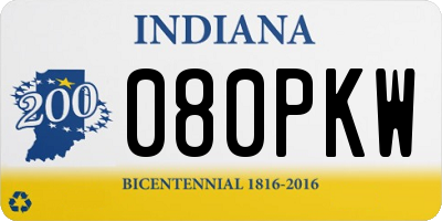 IN license plate 080PKW