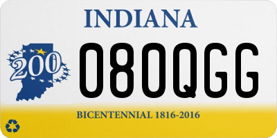 IN license plate 080QGG