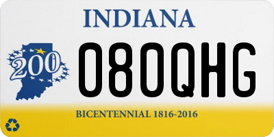 IN license plate 080QHG